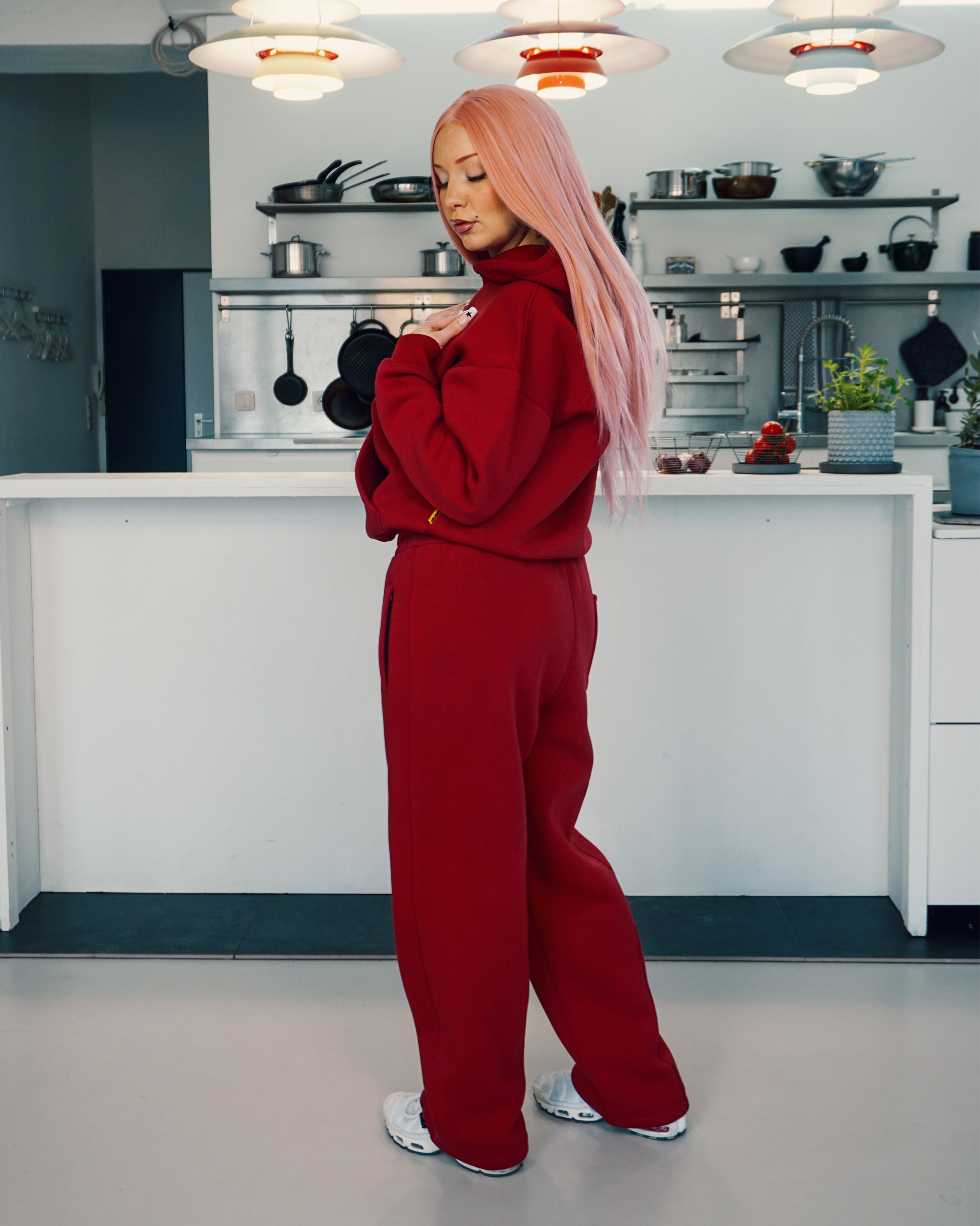UNITS HOODIE BURGUNDY
